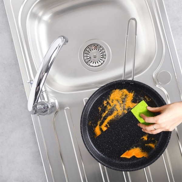 Patelnia tradycyjna Orion GRANDE 26 cm, stal nierdzewna, nieprzywierająca, indukcja