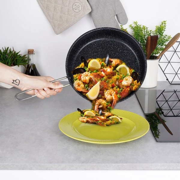 Patelnia tradycyjna Orion GRANDE 26 cm, stal nierdzewna, nieprzywierająca, indukcja