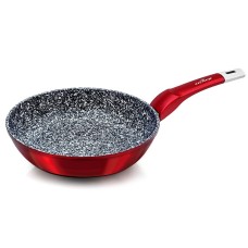 Patelnia Zilner StoneTec Burgund 26 cm marmurowo-ceramiczna do smażenia