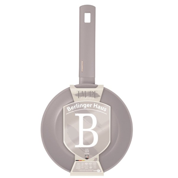 Пательня традиційна BerlingerHaus Taupe BH-8082 з титановим покриттям 20 см для смаження