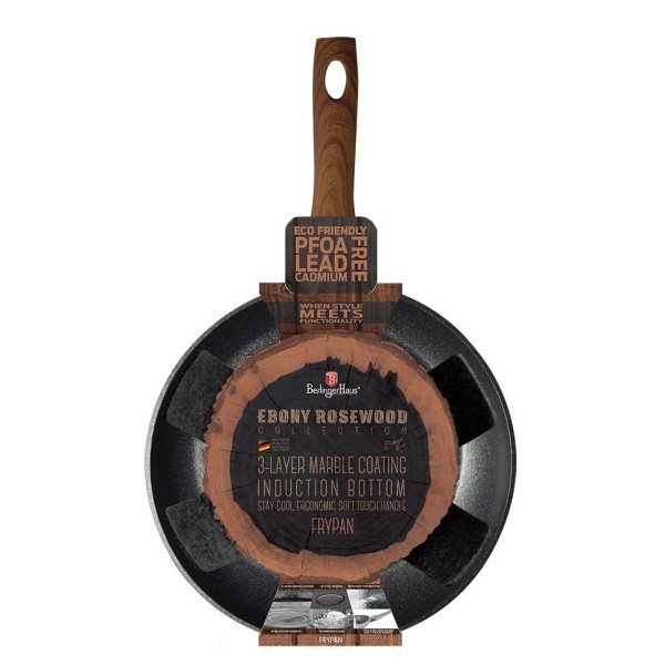 Patelnia granitowa Berlinger Haus Ebony Rosewood 28 cm do smażenia i duszenia potraw