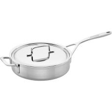 Patelnia sauté Demeyere 5-Plus 24 cm z pokrywką do smażenia i duszenia