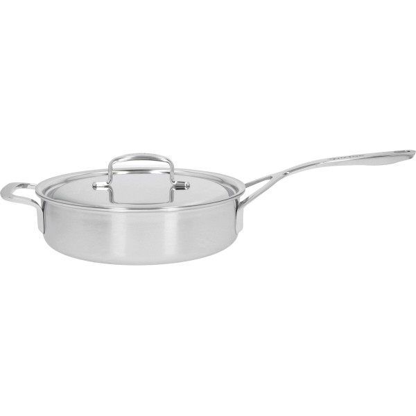 Patelnia sauté Demeyere 5-Plus 24 cm z pokrywką do smażenia i duszenia
