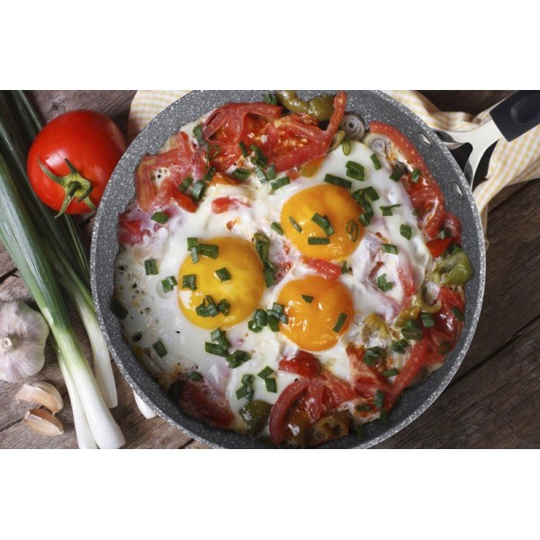 Patelnia Wok Berlinger Haus Stone Touch 28cm Szara do smażenia i duszenia potraw