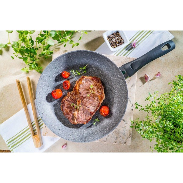 patelnia granitowa Ballarini Ferrara 24 cm indukcyjna do smażenia