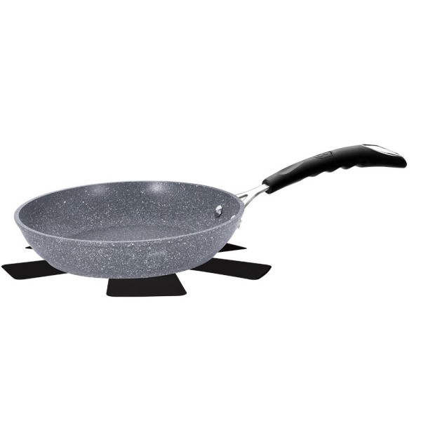 Patelnia Berlinger Haus Stone Touch 28 cm szara do smażenia codziennego