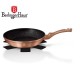 Patelnia granitowa Berlinger Haus Metallic Rose Gold Line 30 cm do smażenia i duszenia