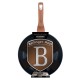 Patelnia granitowa Berlinger Haus Metallic Rose Gold Line 30 cm do smażenia i duszenia