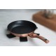 Patelnia granitowa Berlinger Haus Metallic Rose Gold Line 30 cm do smażenia i duszenia