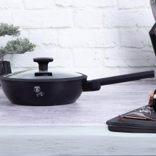 Пательня традиційна BerlingerHaus BH-7089 Monaco 24 см Tytanowa для смаження