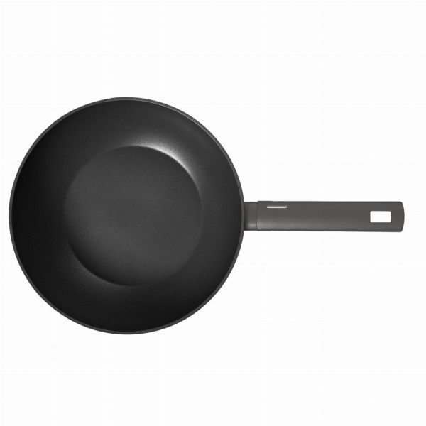 Пательня глибока Berlinger Haus Antracit BH-8123 WOK 28см з титановим покриттям для приготування страв