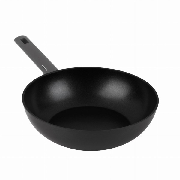 Пательня глибока Berlinger Haus Antracit BH-8123 WOK 28см з титановим покриттям для приготування страв