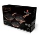 Zestaw patelni Berlinger Haus Metallic Line Rose Gold 20/24/28 cm do gotowania