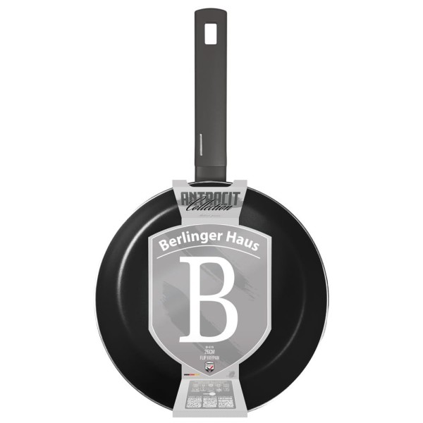 Patelnia głęboka Berlinger Haus Chef Flip 26cm antracyt z powłoką tytanową do smażenia i duszenia