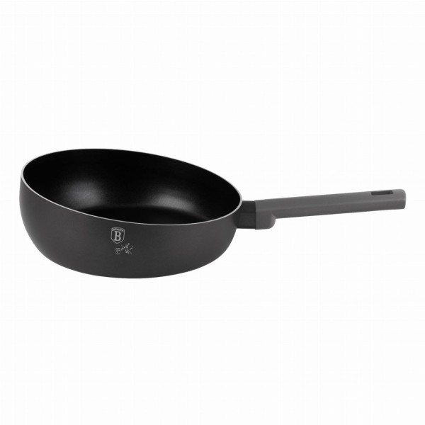 Patelnia głęboka Berlinger Haus Chef Flip 26cm antracyt z powłoką tytanową do smażenia i duszenia