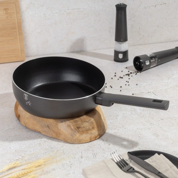 Patelnia głęboka Berlinger Haus Chef Flip 26cm antracyt z powłoką tytanową do smażenia i duszenia