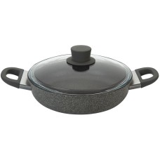 Patelnia tradycyjna Ballarini Murano głęboka 24 cm z pokrywką