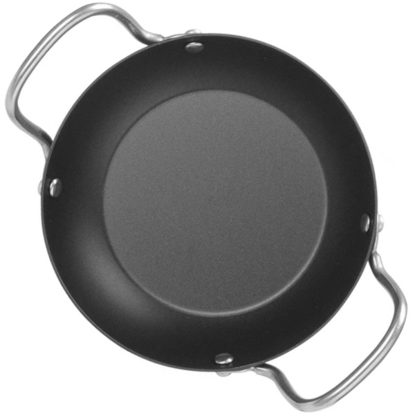 Patelnia uniwersalna Stal Węglowa śr. 144 mm do serwowania i smażenia