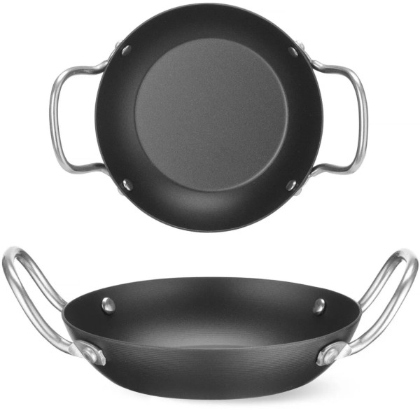 Patelnia uniwersalna Stal Węglowa śr. 144 mm do serwowania i smażenia