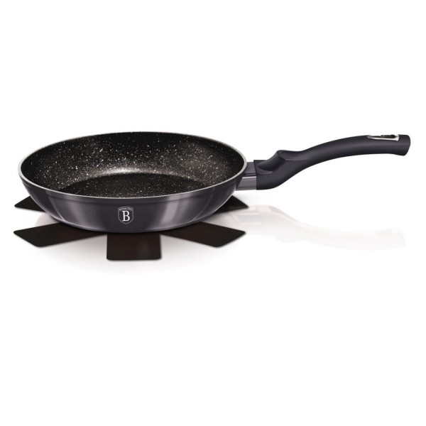 Patelnia granitowa Berlinger Haus Metallic Line Carbon Pro 30cm do smażenia