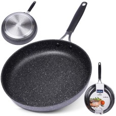 Patelnia tradycyjna, STONER Orion 112929 — granitowa 28 cm, nieprzywierająca, do indukcji