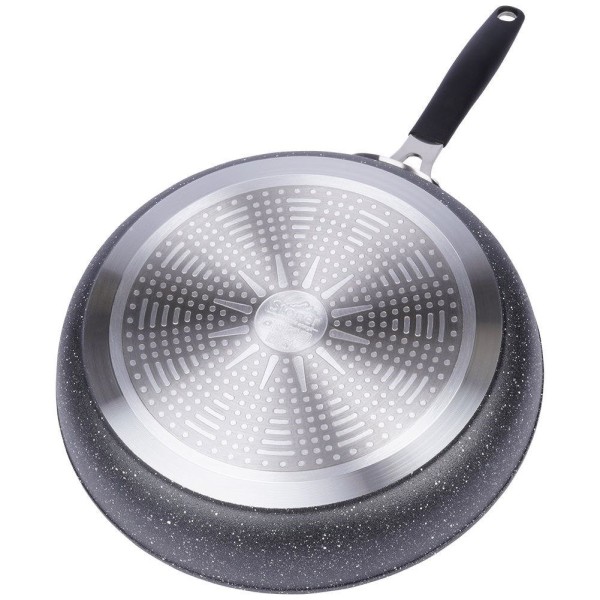 Patelnia tradycyjna, STONER Orion 112929 — granitowa 28 cm, nieprzywierająca, do indukcji