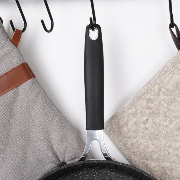 Patelnia tradycyjna, STONER Orion 112929 — granitowa 28 cm, nieprzywierająca, do indukcji