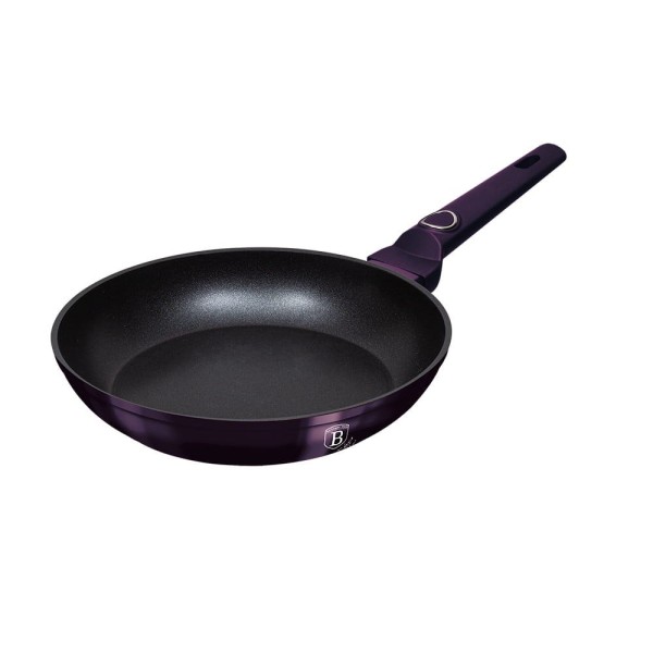 Patelnia tytanowa Berlinger Haus Purple Eclipse BH-6626 28 cm do smażenia i duszenia