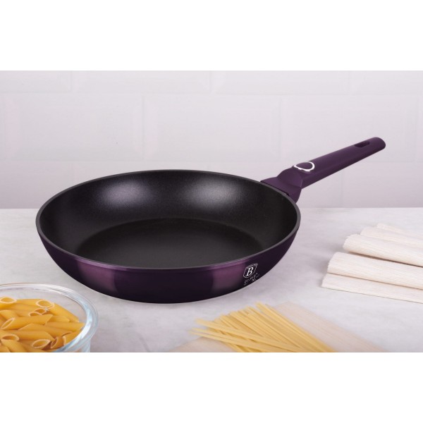Patelnia tytanowa Berlinger Haus Purple Eclipse BH-6626 28 cm do smażenia i duszenia