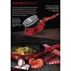Patelnia granitowa Berlinger Haus Metallic Line Red 28 cm do smażenia i gotowania