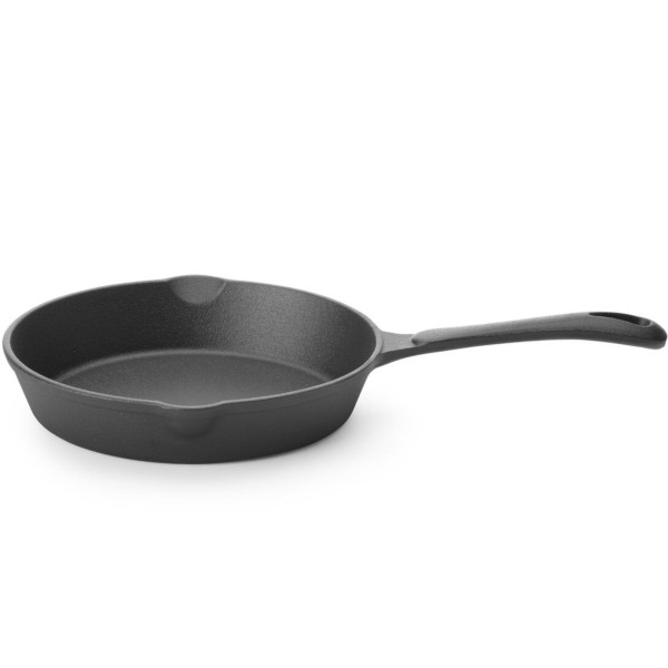 Patelnia żeliwna uniwersalna 200 mm x 40 mm – idealna do smażenia i duszenia