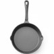 Patelnia żeliwna uniwersalna 200 mm x 40 mm – idealna do smażenia i duszenia