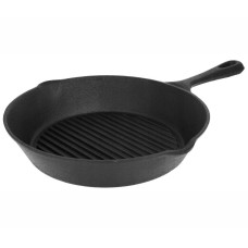 Patelnia grillowa Brunbeste BB-2653 żeliwna 26 cm idealna do grillowania mięsa i warzyw
