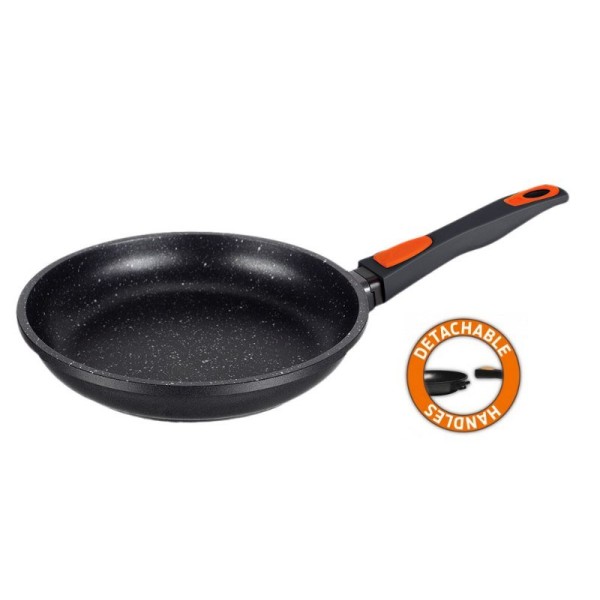 Patelnia granitowa Berlinger Haus Granit Diamond BH-1102, 24 cm do smażenia zdrowych posiłków