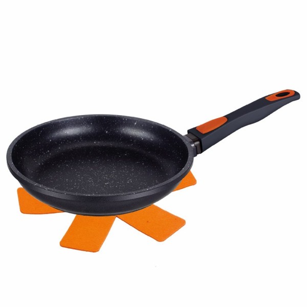 Patelnia granitowa Berlinger Haus Granit Diamond BH-1102, 24 cm do smażenia zdrowych posiłków
