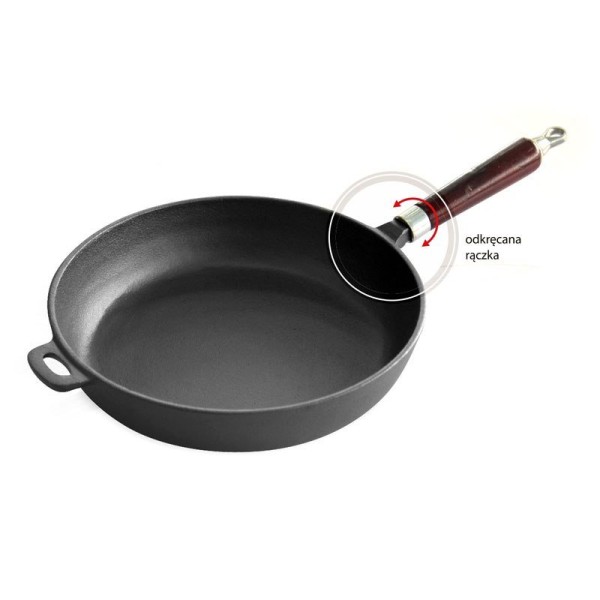 Patelnia żeliwna Kinghoff KH-1117 20cm do smażenia i duszenia potraw