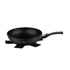 Patelnia granitowa Berlinger Haus Black Rose BH-1638-N 28 cm do smażenia i duszenia potraw w domu
