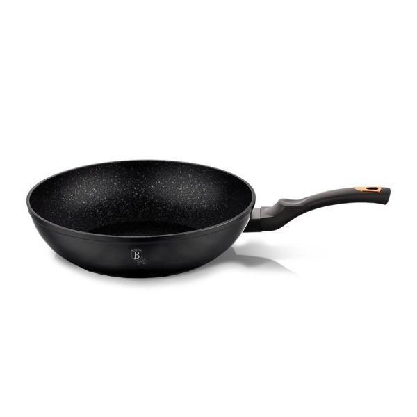 Patelnia granitowa Berlinger Haus Black Rose BH-1638-N 28 cm do smażenia i duszenia potraw w domu