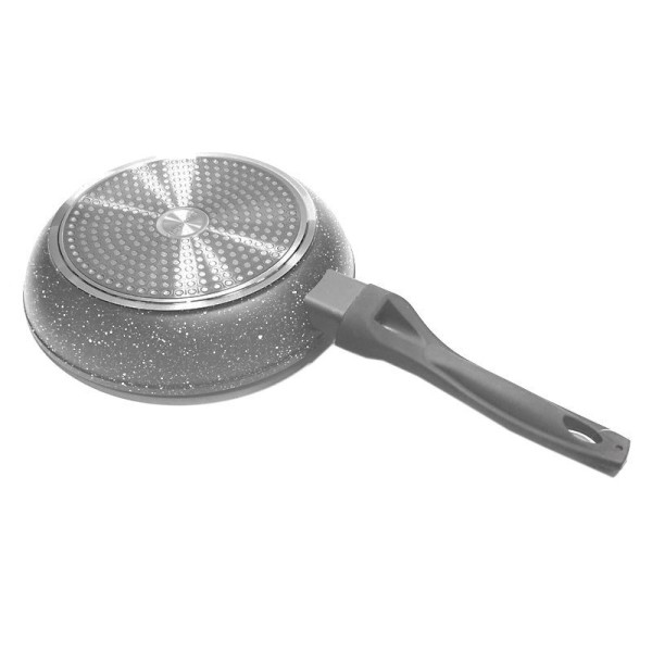 Patelnia granitowa Klausberg Marmo Grey KB-7318 28 cm do smażenia i przyrządzania potraw