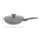 Patelnia granitowa Klausberg Marmo Grey KB-7318 28 cm do smażenia i przyrządzania potraw