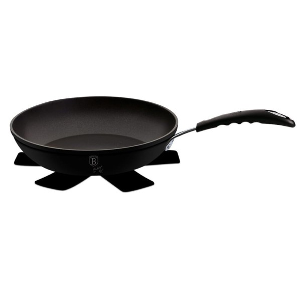 Patelnia tytanowa Berlinger Haus Black Professional Line BH-6118 30cm do smażenia i gotowania