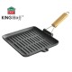 Patelnia grill żeliwna Kinghoff KH-1107 24 cm do grillowania na kuchence i grillu