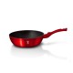 Patelnia granitowa Berlinger Haus Metallic Line Red 24 cm do smażenia i gotowania codziennego