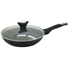 Пательня традиційна Klausberg KB-7041 гранитова 28 см з кришкою для смаження