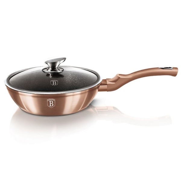 Patelnia granitowa Berlinger Haus Metallic Line 24cm Copper BH-1517N do smażenia potraw