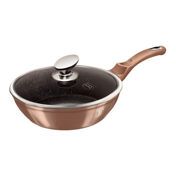 Patelnia granitowa Berlinger Haus Metallic Line 24cm Copper BH-1517N do smażenia potraw