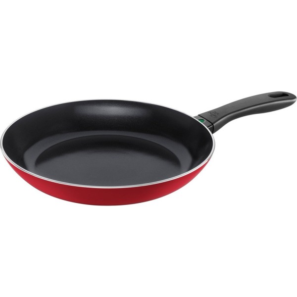 Patelnia płytka Ballarini Caprera 28 cm czerwona do smażenia codziennego