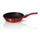 Patelnia granitowa Berlinger Haus Metallic Burgundy Line 20 cm do smażenia