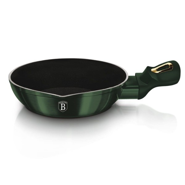 Patelnia granitowa Berlinger Haus Metallic Line Emerald BH-6131 mini 16 cm do smażenia małych porcji