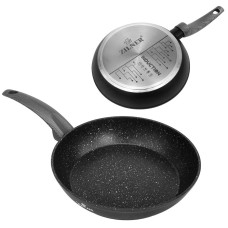 Patelnia Zilner ZL-564 26cm z powłoką marmurową i dnem full induction do smażenia bez przywierania